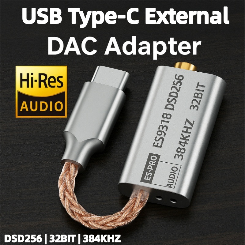Usb C Earphone - USB DAC Kopfhörerverstärker ES9318 DSD256 Typ