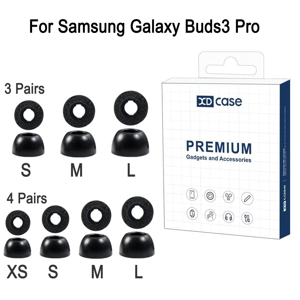 Earphone Foam Tip - 1 Set Memory-Schaum-Ohrstöpsel für Samsung Galaxy
