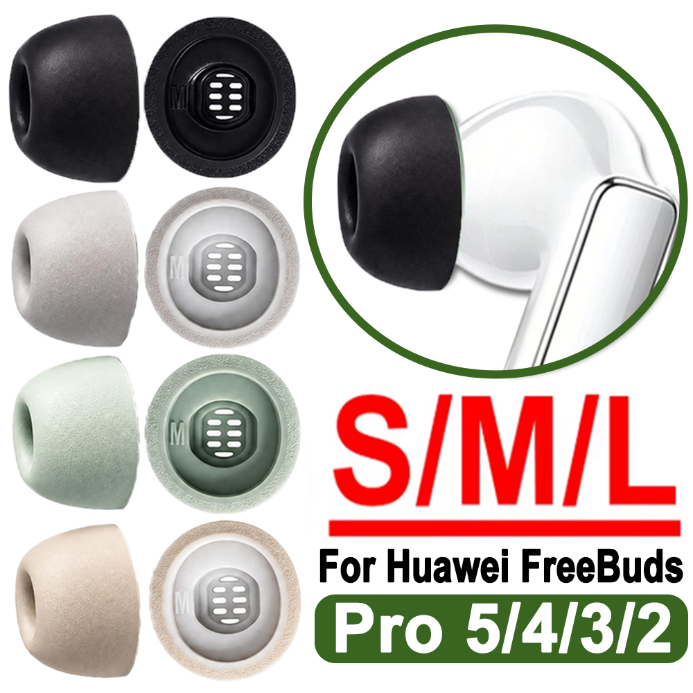 Earphone Foam Tip - Silikon-Memory-Schaum-Ersatz-Ohrstöpsel für Huawei FreeBuds Pro5/4/3/2, SML-Ohrstöpsel,