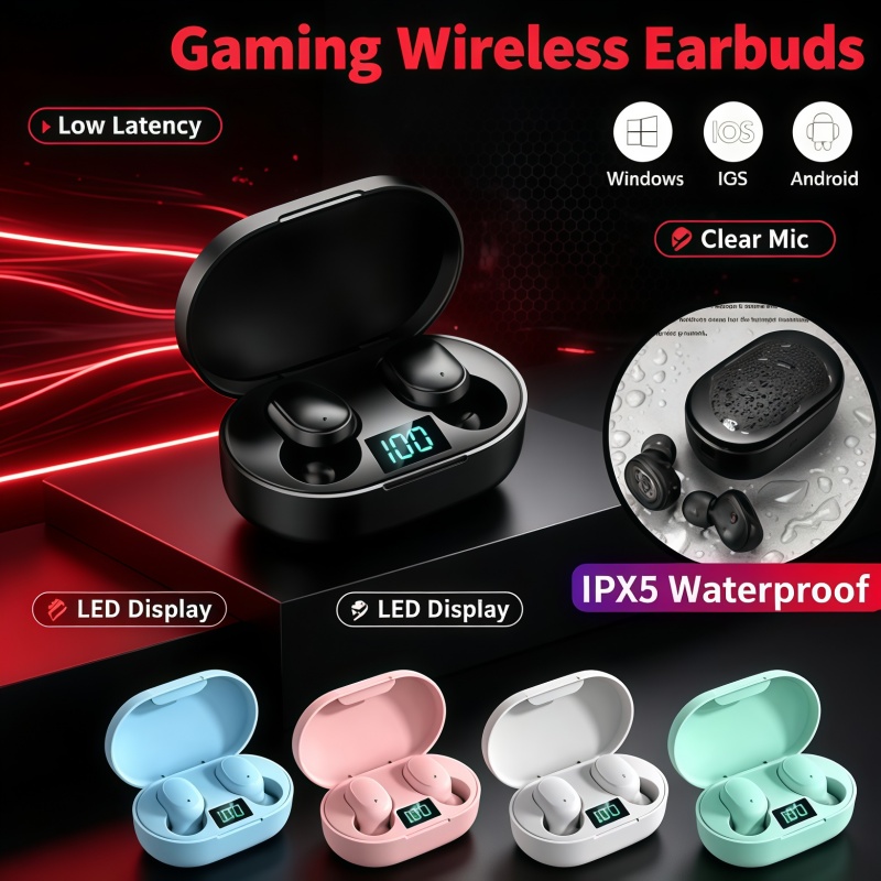 Bluetooth Headset On Ear - Neue E6S Kabellose Bluetooth-Kopfhörer Bluetooth-Headset Kabellose