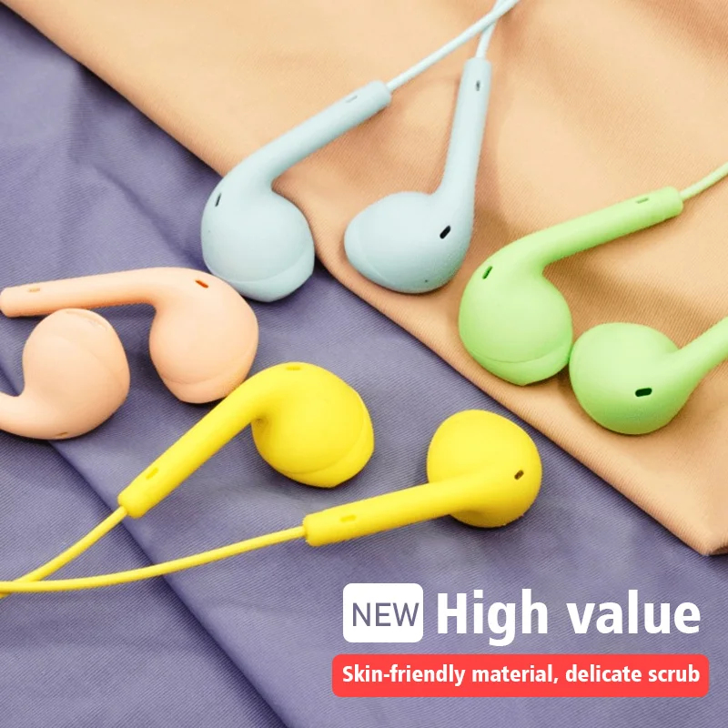 Wired Earphone Mic - 1/2/3/4 Stück universelle 3,5-mm-Stereo-In-Ear-Kopfhörer, Sport-Musik-Ohrhörer, kabelgebundenes