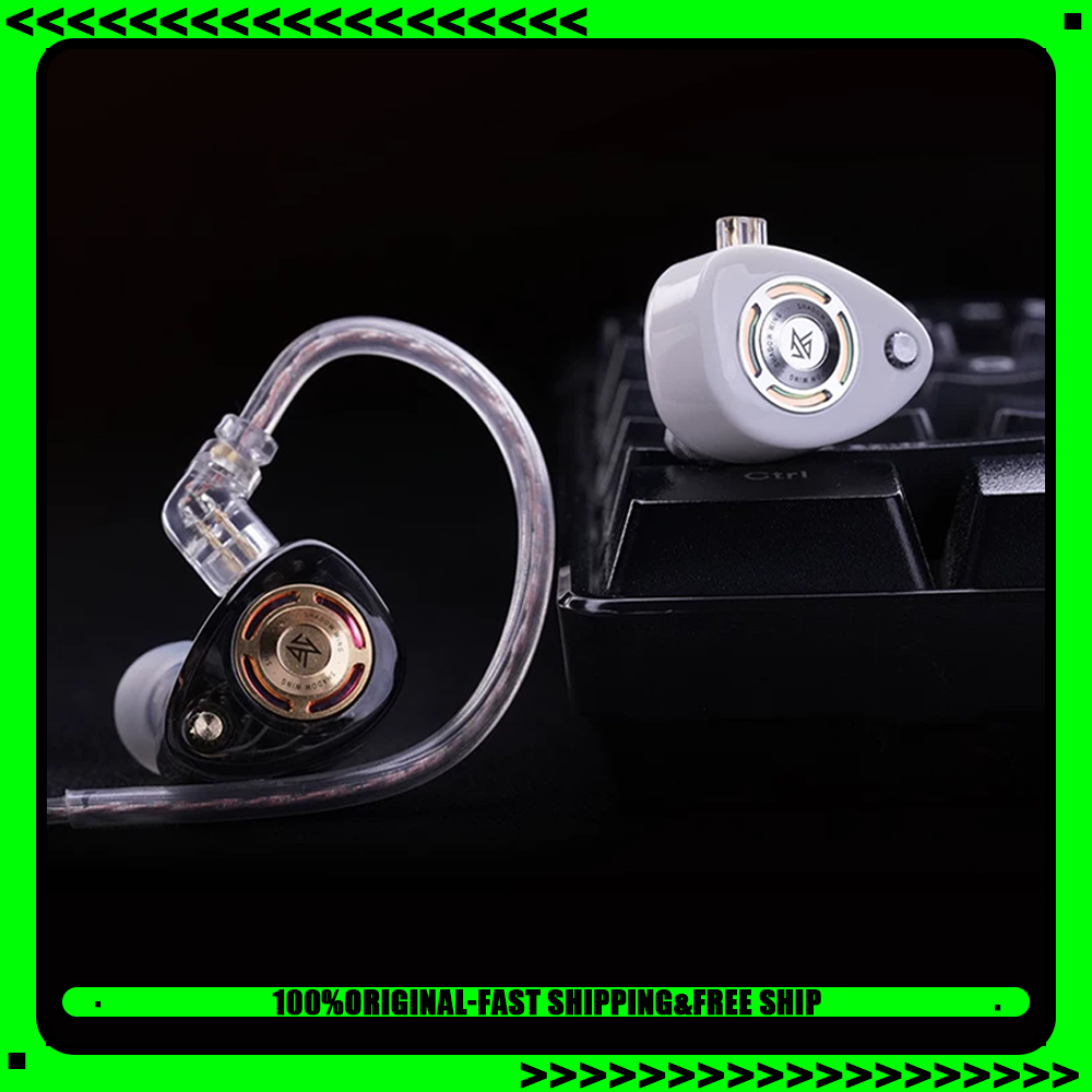 Wired Earphone Mic - KZ Shadow Wing Kopfhörer, kabelgebundene In-Ear-Gaming-Kopfhörer,