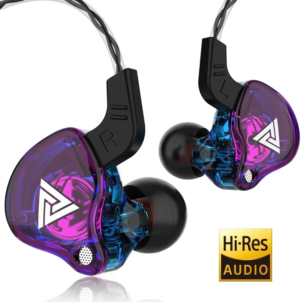 Wired Earphone Mic - NEUE QKZ AK6 Kupfer-Treiber HiFi-Kopfhörer mit