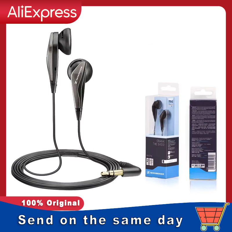 Audiophile Headphone Wired - Original Sennheiser MX375 Stereo-Ohrhörer mit tiefem