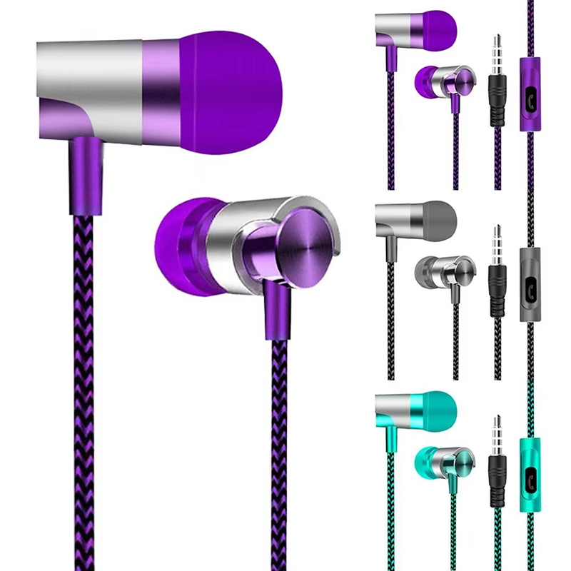 Wired Earphone Mic - 9D Stereo Wired Kopfhörer Bass Mit