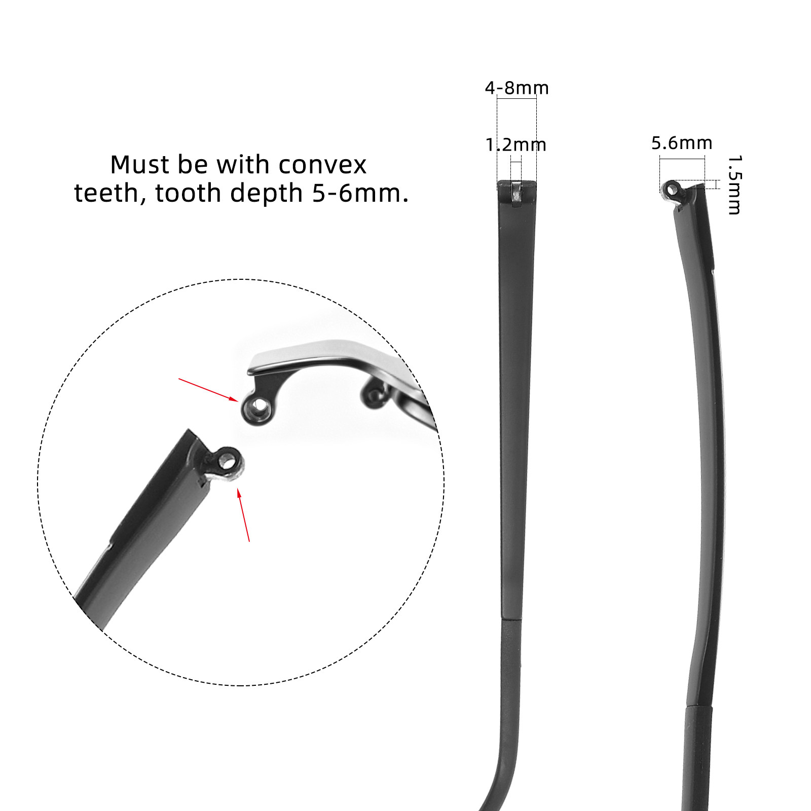 Universelle Brillenbügel-Endst – Silicone Ear Tip Replacement Bewertung und Preis