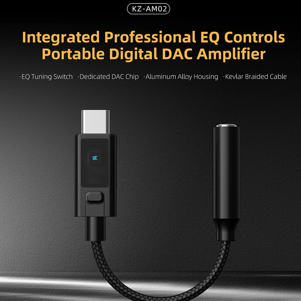 KZ AM02 Tragbarer digitaler Ko – Usb C Earphone Bewertung und Preis